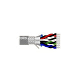 Belden 9812 0601000 | Low Capacitance RS-232/422 Computer Cable, 12 Pairs 28 AWG PP/Foil Shield, PVC, Chrome, 1000 ft