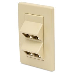Belden A0405296 | Panels - MDVO Faceplate, 8 Port, Single Gang, Flush White
