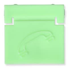 Belden AX100185 | Label Maker Labels, Icon Ez-Mdvo Id Cap Blank, Black