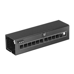 Belden AX100282 | MDVO Patch Box, Plastic, FlushMount, 12 Port, Black, 1 per Package, 2.747 x 10 x 3.133 in., Yes