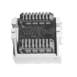 Belden AX100599 |  Copper Jacket, Cat 5E, Commercial, 2 Port Mod Jacket Idc 8W8P Utp, T568A Cat5E Connector Mod