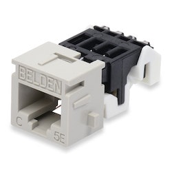 Belden AX100651 | CAT5E EZ-MDVO Modular Jacket, RJ45, MDVO-style, Yellow (TIA 606)