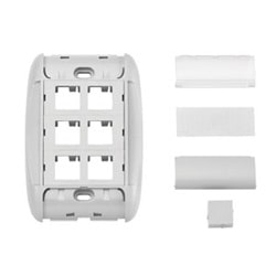 Belden AX101789 | MediaFlex Faceplates Kit 6-port, Flush
