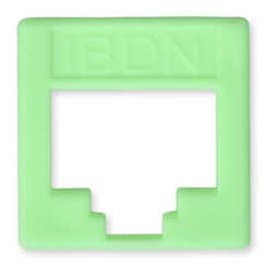 Belden AX102021 | Label Maker Labels, BEZEL for MDVO-STYLE MODULES, Green