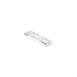 Belden AX102032 | Fiberexpress Cable Management Accessory, 1U, Black.