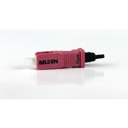 Belden AX105253-S1 |  Fx Brilliance Universal Sc Connector, Om4 Multimode, Field Installable, Erika Violet, Single Connector