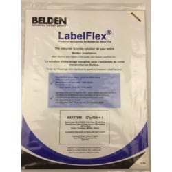 Belden AX107696 | Label Pack For Cable Label (0.24 Od), Print Area 1.97X0.75, 24 Per Sheet, 25 Sheets Per Pack