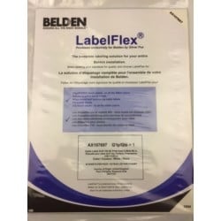 Belden AX107697 | Label Pack For Cable Label (0.67 Od), Print Area 0.98X0.98, 24 Per Sheet, 25 Sheets Per Pack