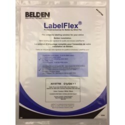 Belden AX107700 | Label Pack For Cable Tie-On (Min Od 0.39), White, Print Area 2.36X0.51, 48 Per Sheet, 10 Sheets Per Pack