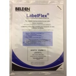 Belden AX107712 | Label Pack, 0.94X0.47, White, 144 Per Sheet, 10 Sheets Per Pack