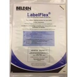 Belden AX107719 | Label Pack For Cable Label (0.39 Od), White, Print Area 0.98X0.75, 32 Per Sheet, 25 Sheets Per Pack