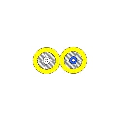 Belden B9W002 | Interconnect Cable - Riser Duplex Duplex Os2 2-Fiber Ofnr Tight-Buffer Yellow