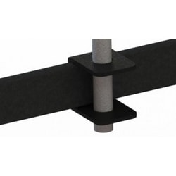 Belden ENT BLRSB408-038 | Runway Support Bracket, 3/8 Rod, Black