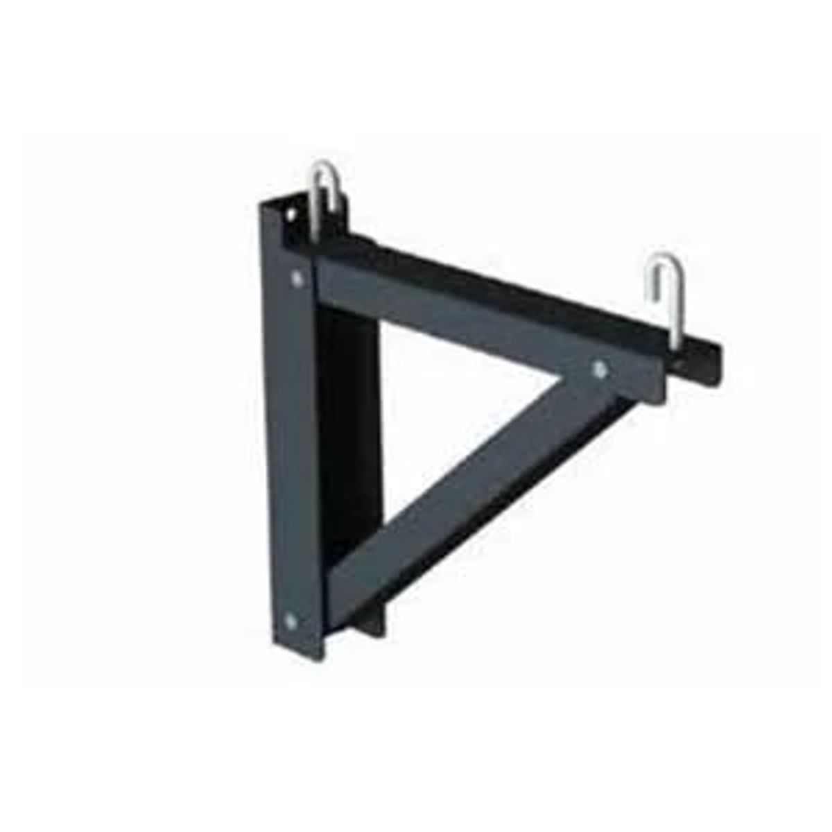 Belden BLTSB746-12B | Triangular Support Bracket, Steel, Wall-Mount, 5/16 in. Dia. Bundle, Black, 12 L x 6 W in.