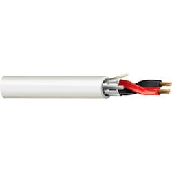Belden BAV 6300FE 008U1000 | Multi-Conductor Cable, Security & Sound, #18-2C, Bc, O/A Foil, Cmp, 1000Ft Box