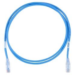 Belden ENT C502106002 | Cat 5e Patch Cord, Bonded-pair, 4-pair, 24 Awg, Solid, Cmp, T568a/b-t568a/b, Blue, 2 Ft