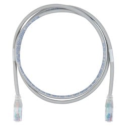 Belden ENT C601108130 | Cat6+ Patch Cord, Bonded-pair, 4-pair, 24 Awg Solid, Cmr, T568a/b, Mod, Grey, 130ft