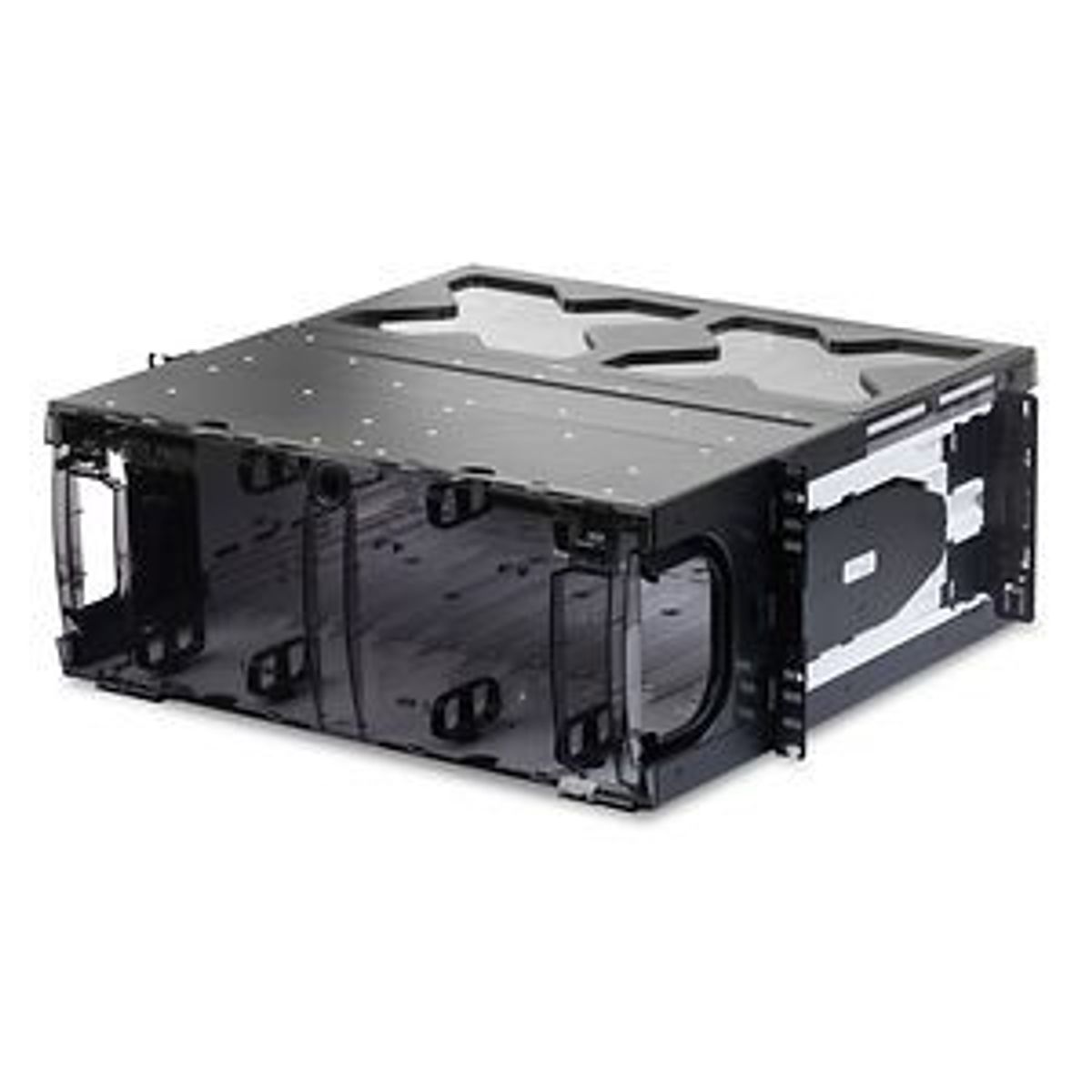 Belden ECX-04U | Patch Panel Housing, Rack, Black, White, 4 RU, 19.12 in. W, 17.56 in. D, 1.73 in. H, 4R, Front