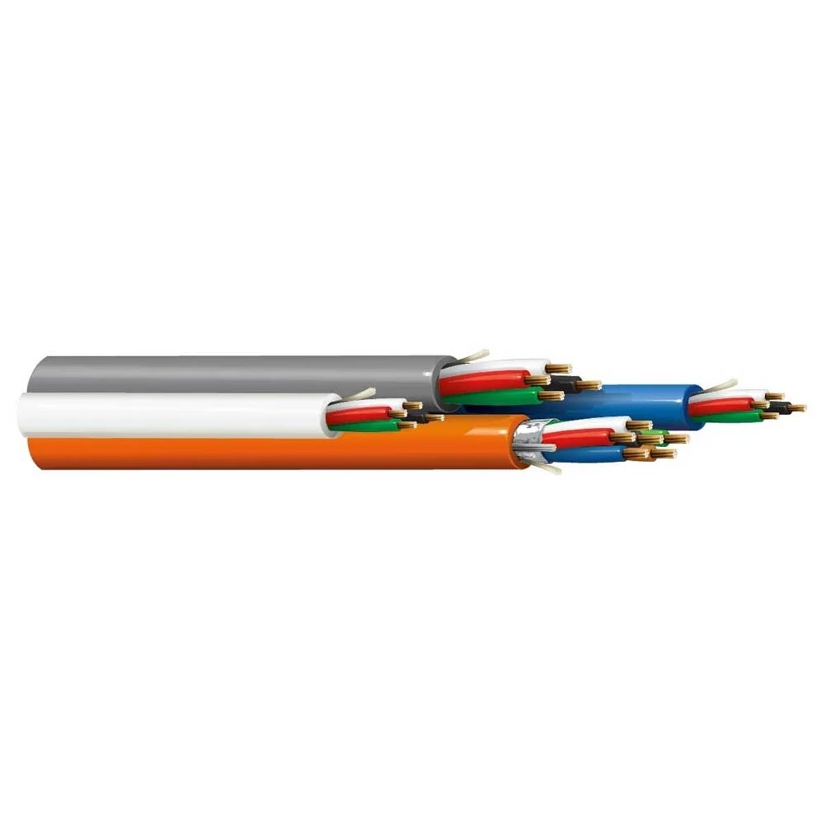 Belden 658GMS 0001000 | Belden Access Control Cable, (#18-4c, #22-6c Foil, #22-4c), CMP, Banana Peel, 1000 Ft
