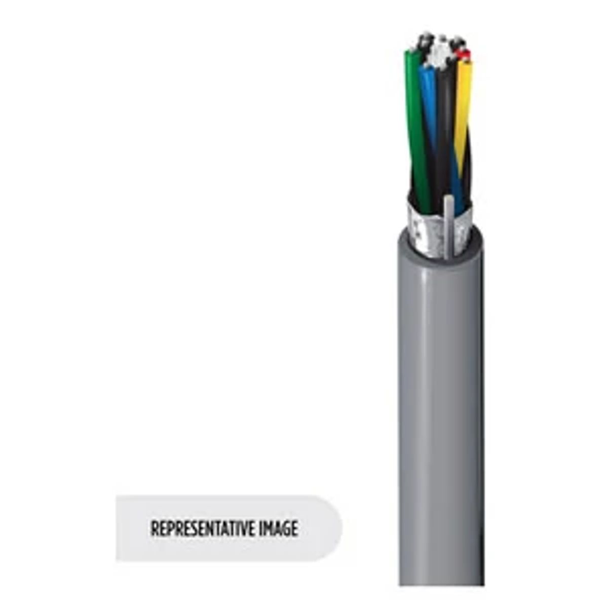 Belden 88105 0081000 | Shielded Computer Cable, Polyvinylidene Fluoride, Tinned Copper Conductor, Plenum, 24 AWG, 5-Pair, 1000 ft.
