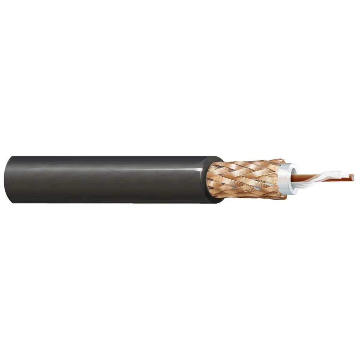Belden 89269 0101000 | Coaxial Cable, Bare Copper Braid, FEP, Semi-Solid FEP, 22 AWG, 1 Conductor, 1000 ft. L