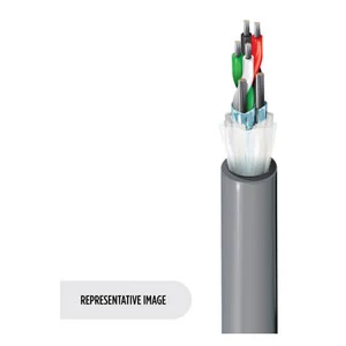 Belden 89729 0081000 | Network Cable, Aluminium Foil Polyester Tape, PVDF, FFEP, Plenum, 24 AWG, 4 Conductor, Tinned Copper, 1000 ft. L