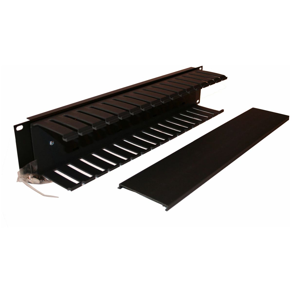 Belden 9512-1902N | Cable Manager, Horizontal Mount, 2 RU, with Cover