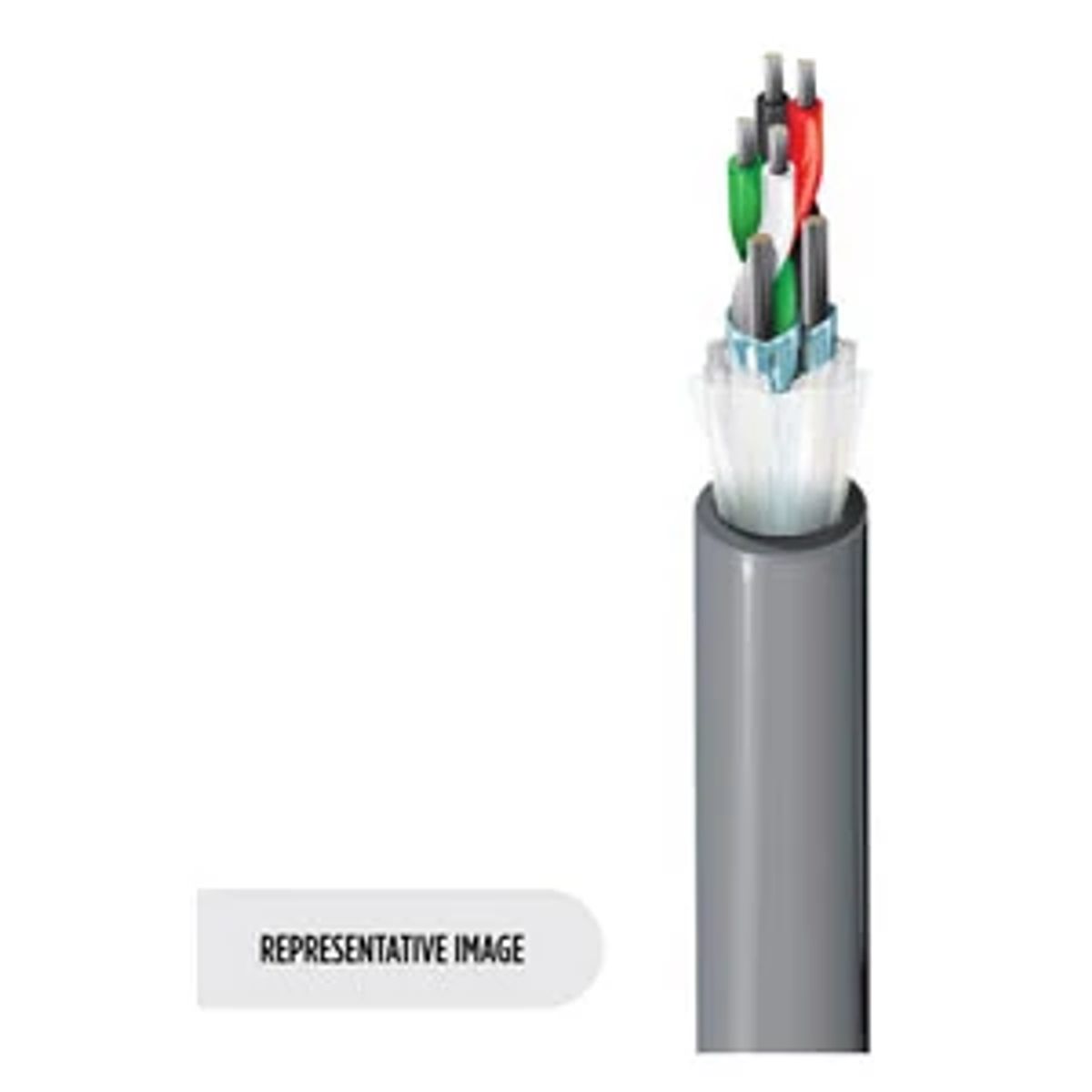 Belden 9729 0601000 | Multi-Conductor-Shielded Twisted Pair Cable, 2 Conductor, 24 AWG