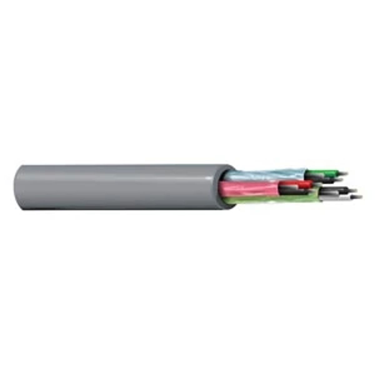 Belden 9873 0601000 | Audio Control Cable, Aluminium Foil Polyester Tape, PVC, Polypropylene, Non Plenum Cable, 20 AWG, 6 Conductor, Tinned Copper