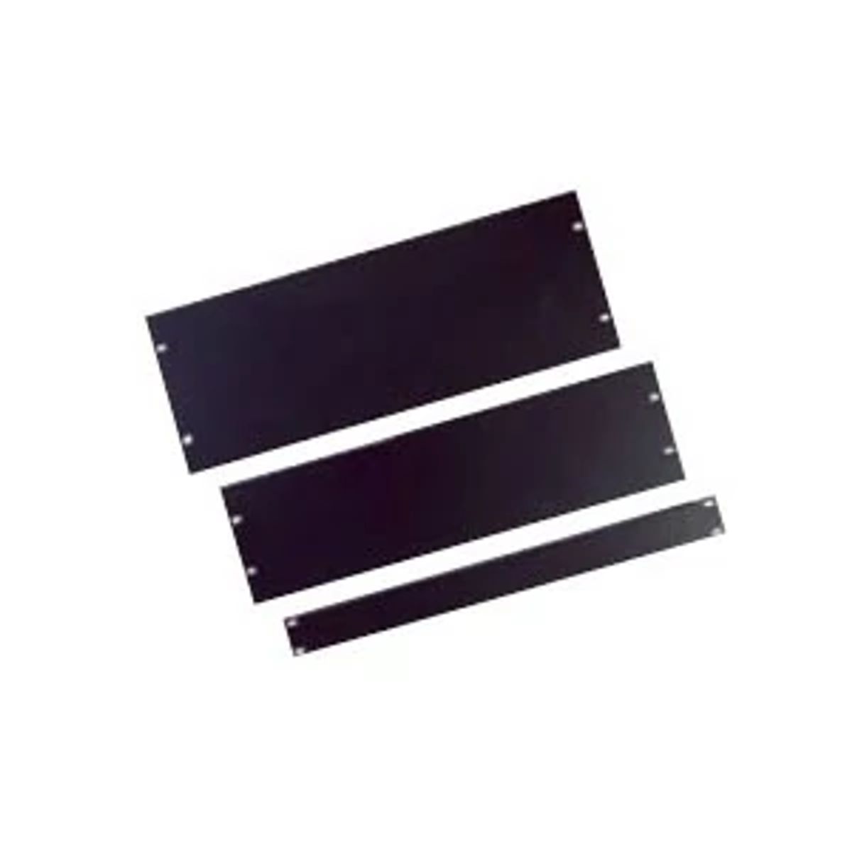 Belden 9910-0100-01 | Filler Panel, Steel, Solid, 1RU, Blanking, Black, 19 in. Mount