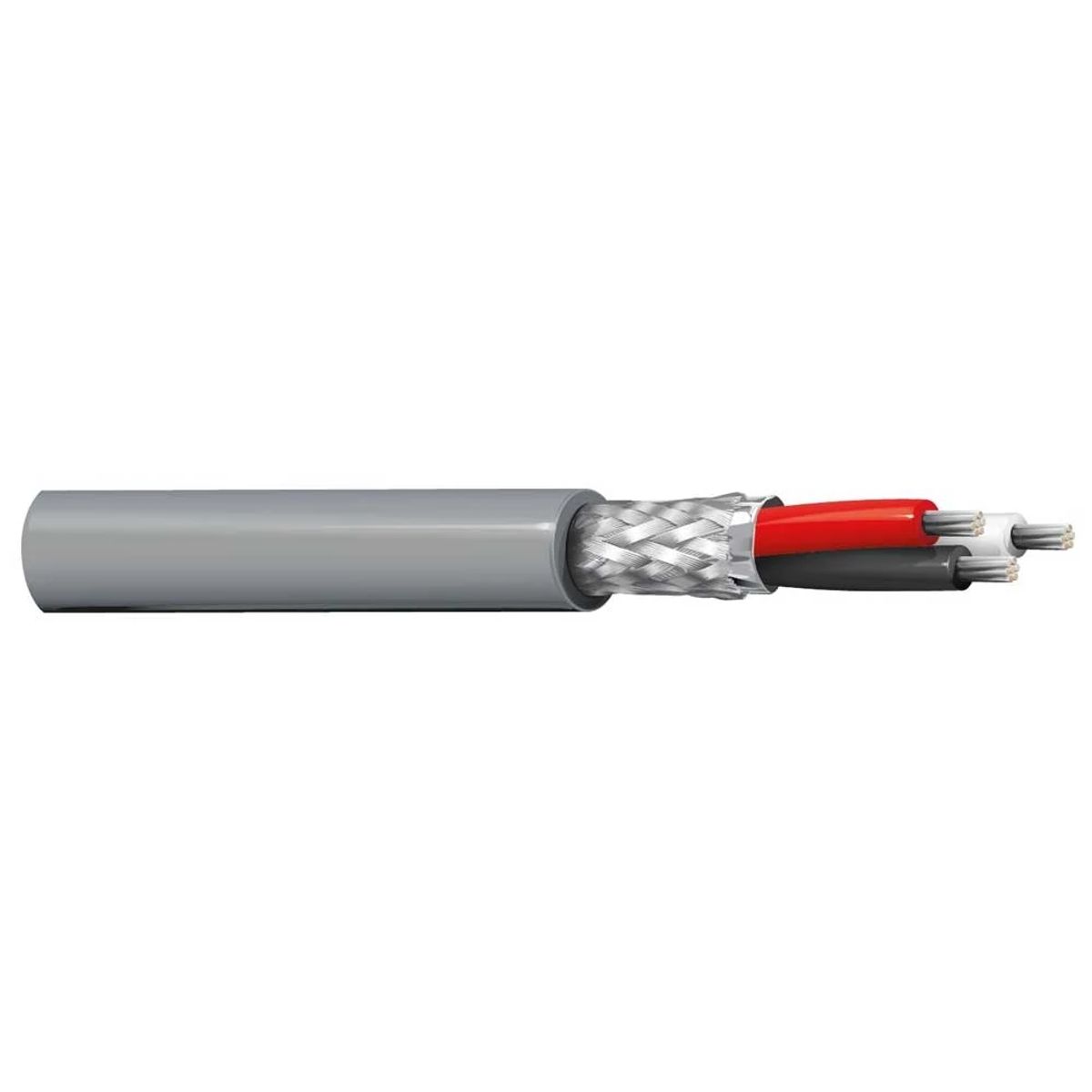 Belden 9939 060500 | 9939 Series, Computer Cable, 3-Conductor, 22 AWG, Tinned Copper, PVC Jacket, Chrome, 500 ft.