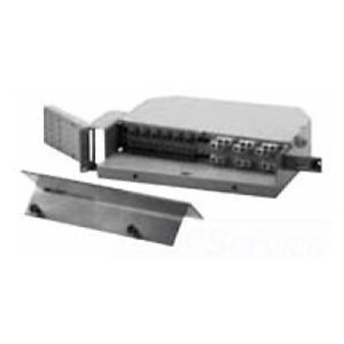 Belden AX100068 | FiberExpress Rack Mount Patch Panel, 24-Fiber, Black