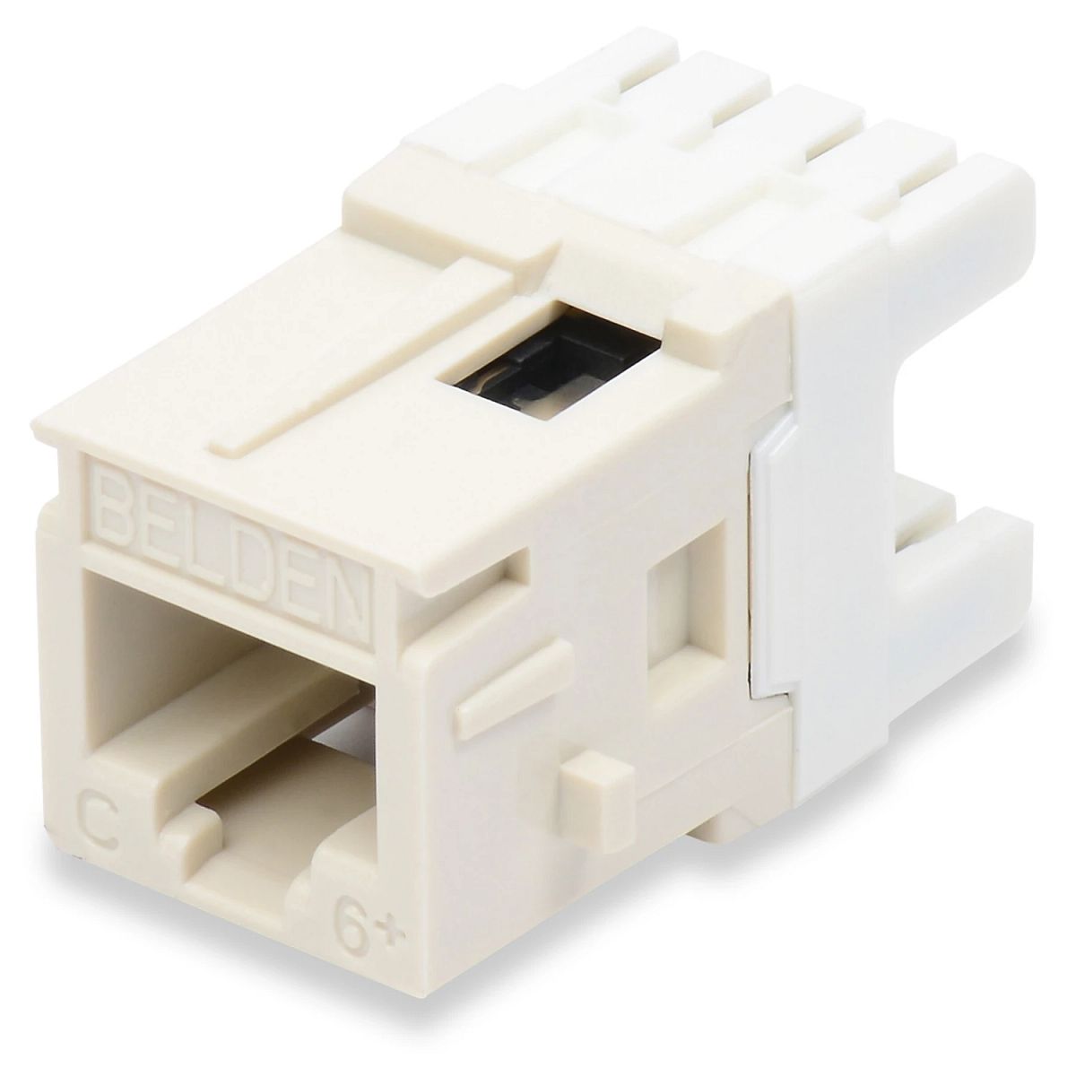 Belden AX101064 | MDVO Style Cat 6 Modular Jack, Almond