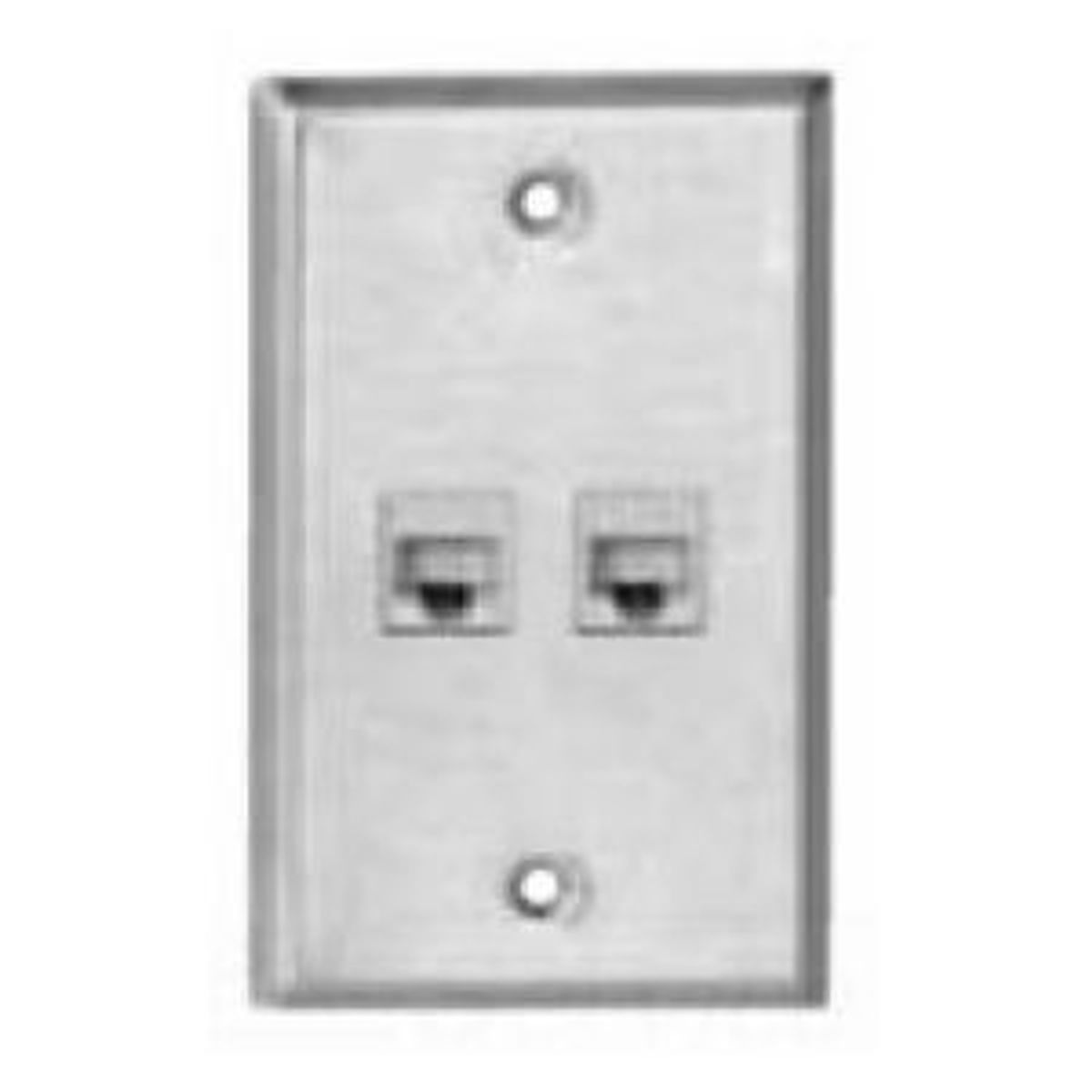 Belden AX102005 | Key Connect Stainless Steel Wall Mount Phone Plate