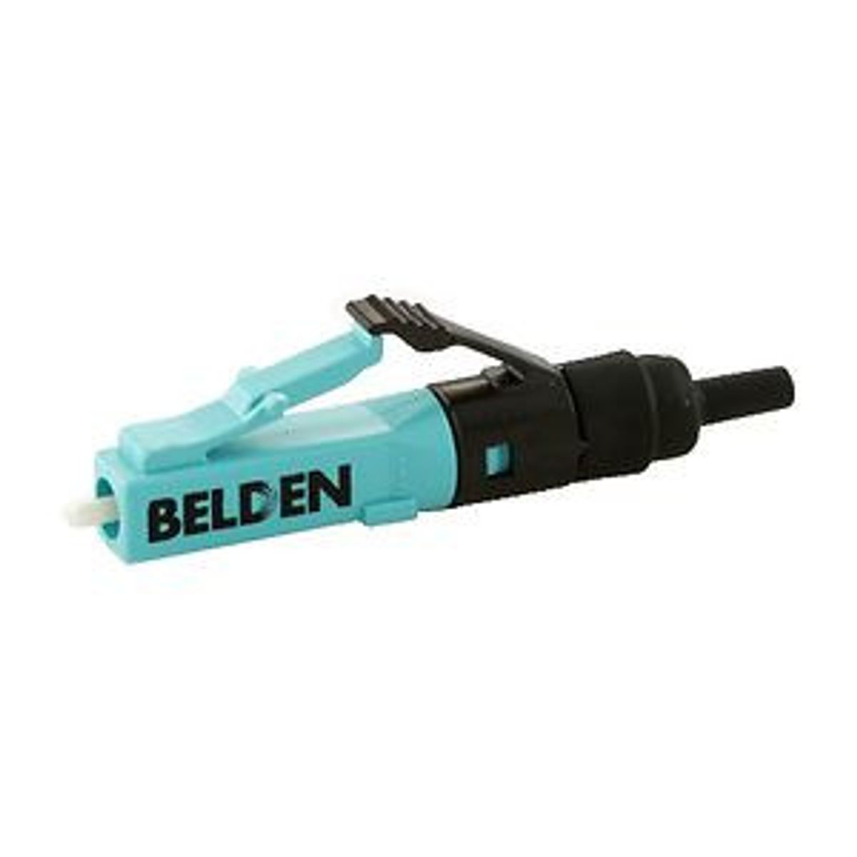 Belden AX105202-S1 | FX Brilliance Universal LC Connector, Multimode, OM3/OM4, Aqua, Beige Boot