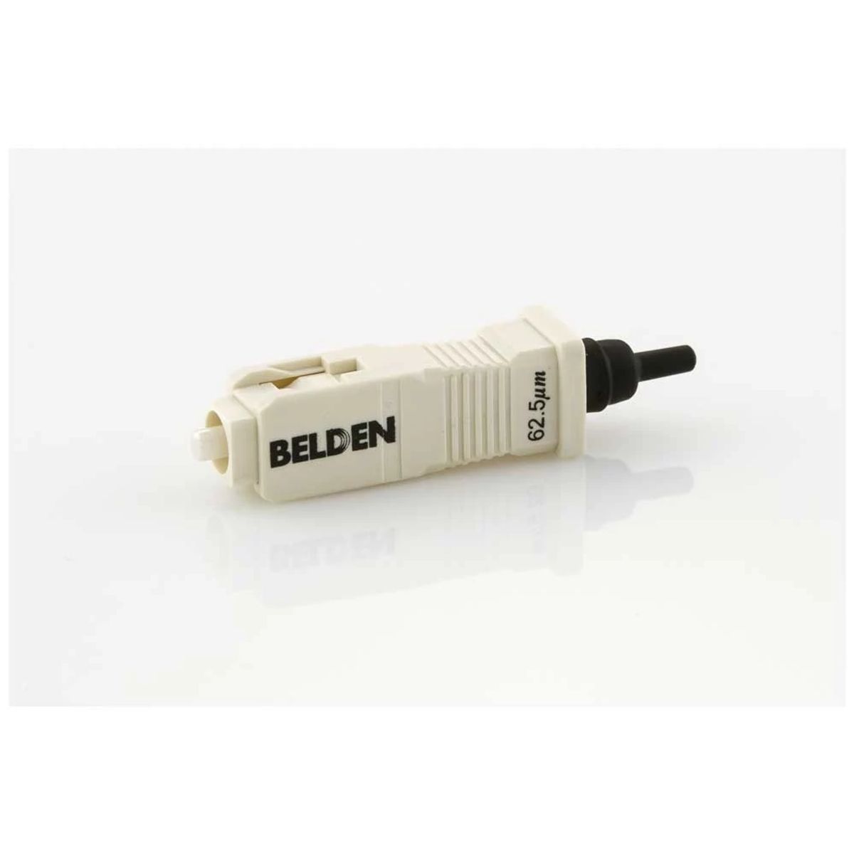 Belden AX105205-B25 | FX Brilliance Universal SC Connector, Multimode OM1, Beige, Beige Boot, Pk-25