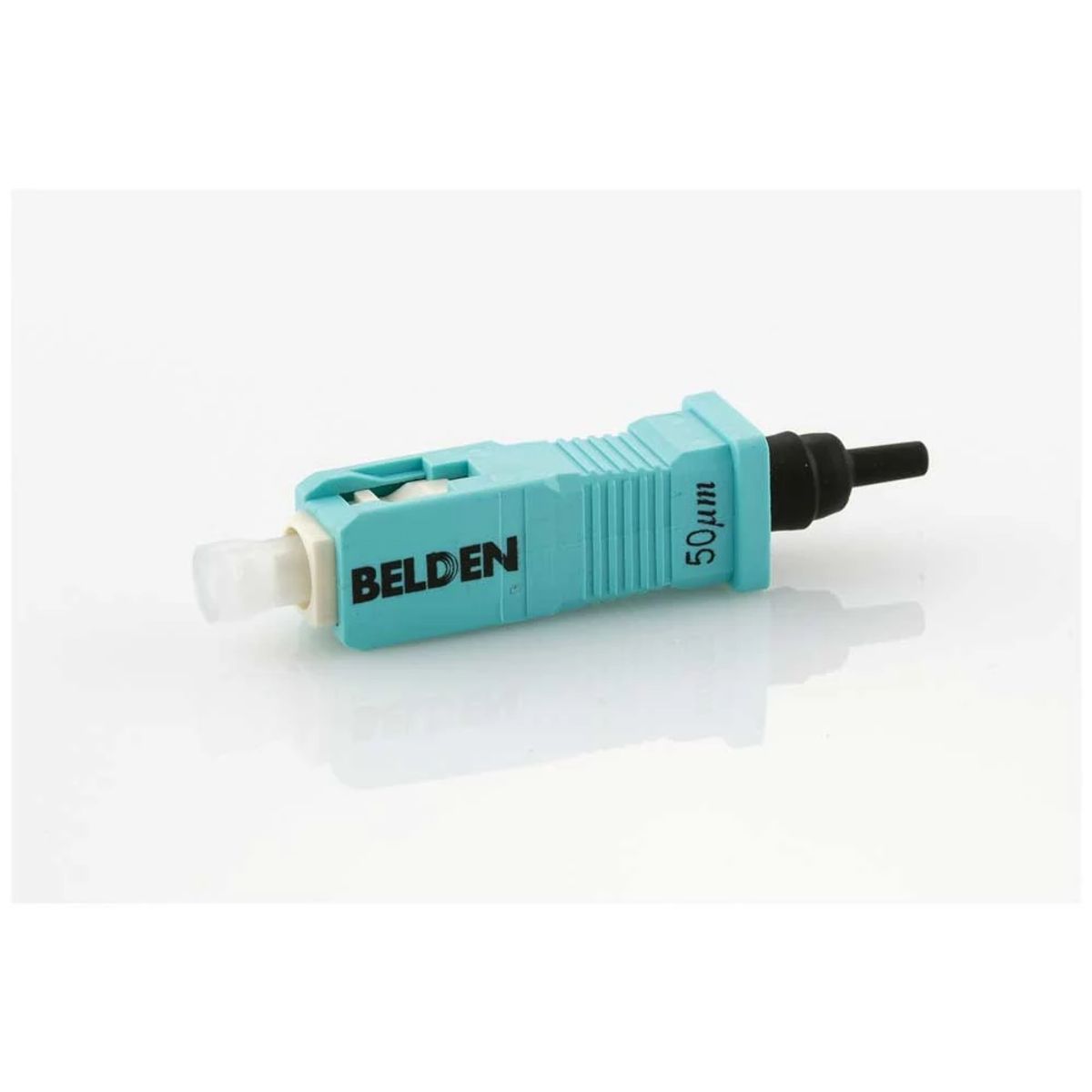 Belden AX105207-B25 | Field-Installable, Mechanical Connector, SC, Black, Ceramic, Multimode (OM3/OM4), 2 or 3 mm um, Beige, 1 per Package, -30 dB