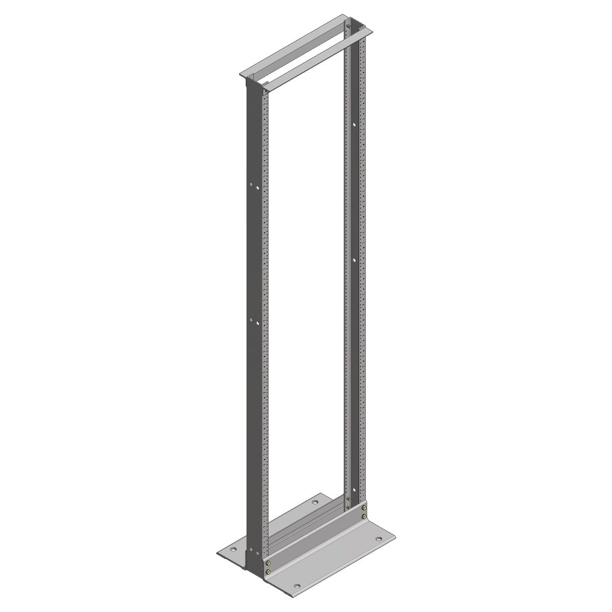 Belden BHRR194 | Aluminium 2-Post Knockdown Distribution Rack
