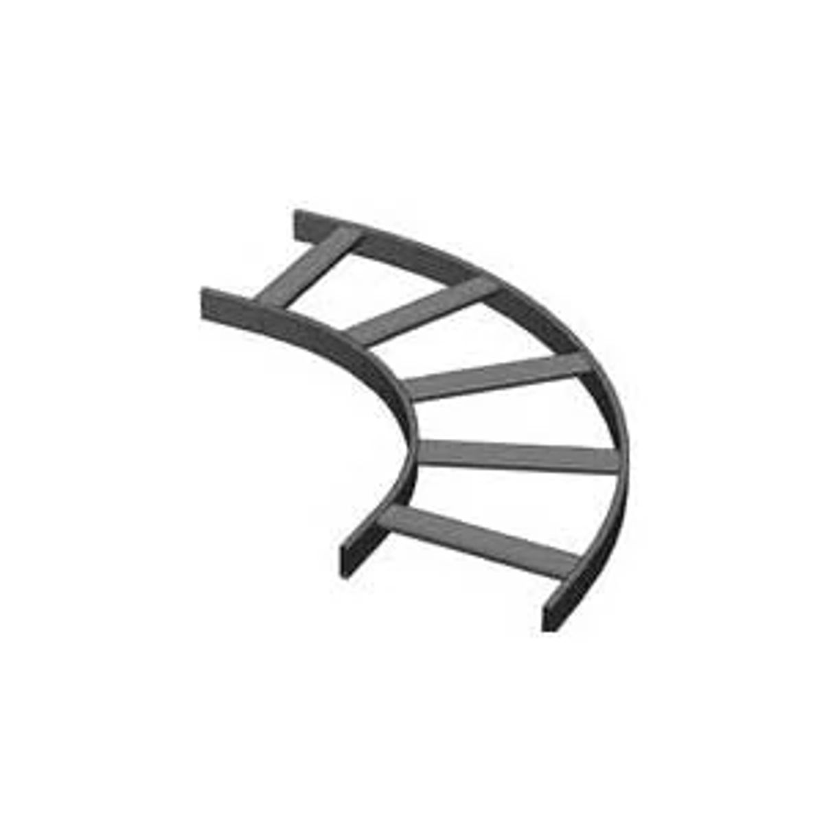 Belden BLEB822-12B | Cable Runway E-Bend, Steel, Black, 18 L, 2 H x 12 W in.