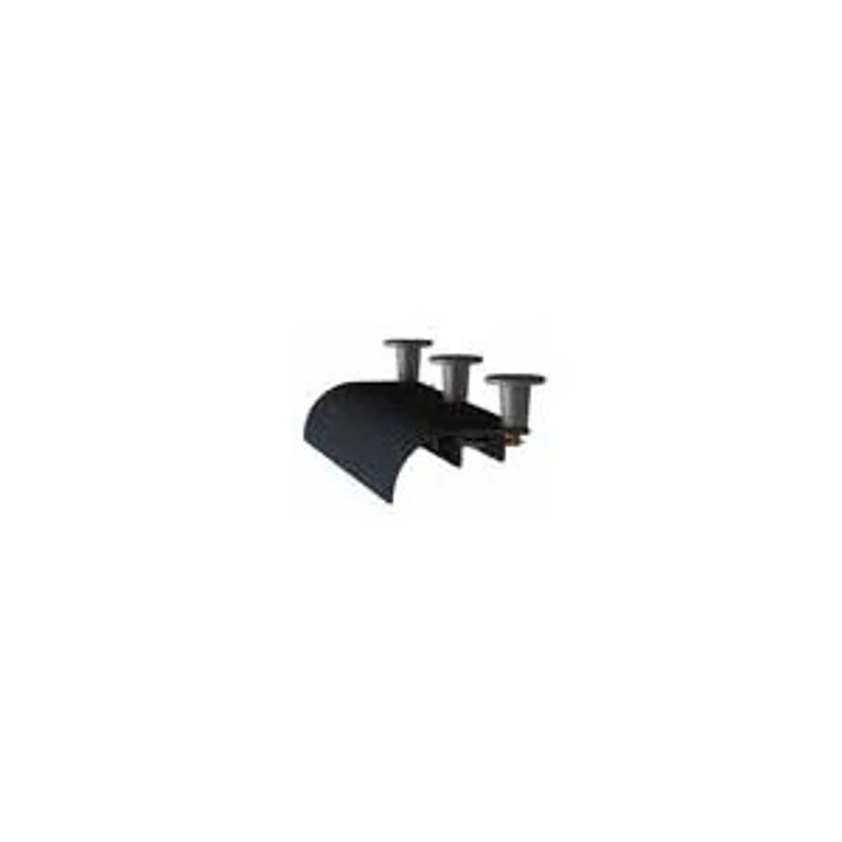 Belden BLRRD100-18B | Cable Runway Radius Drop, Steel, Powder-Coated, Cross Member, Black, 18 in. W