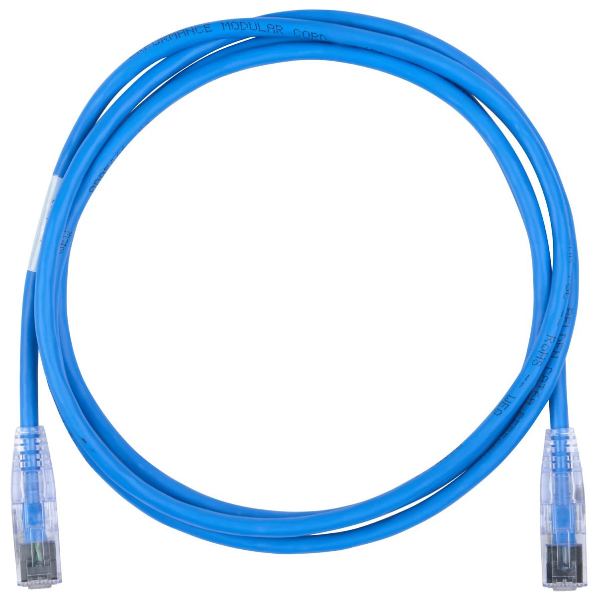 Belden CAD1106005 | Cat 6A, 28 AWG UTP, Stranded, RJ-45 to RJ-45, Tinned Copper, Patch Cord 5 ft., Blue
