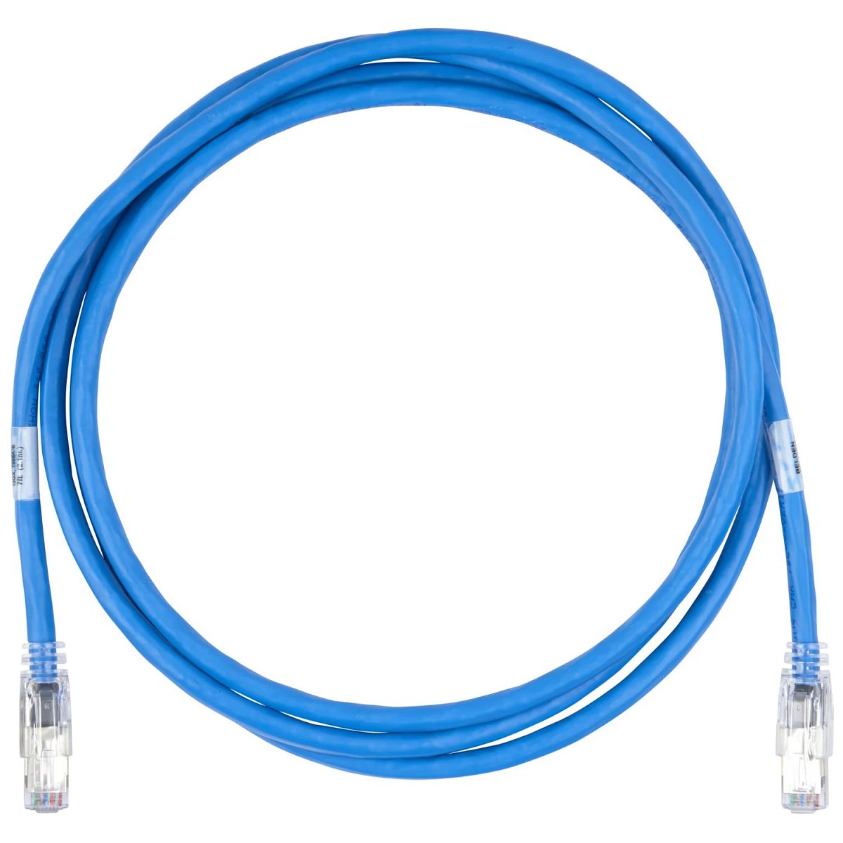Belden CAF1102007 | Cat 6A, 24 AWG F/UTP, Solid, RJ-45 to RJ-45, Copper Patch Cord 7 ft., Red