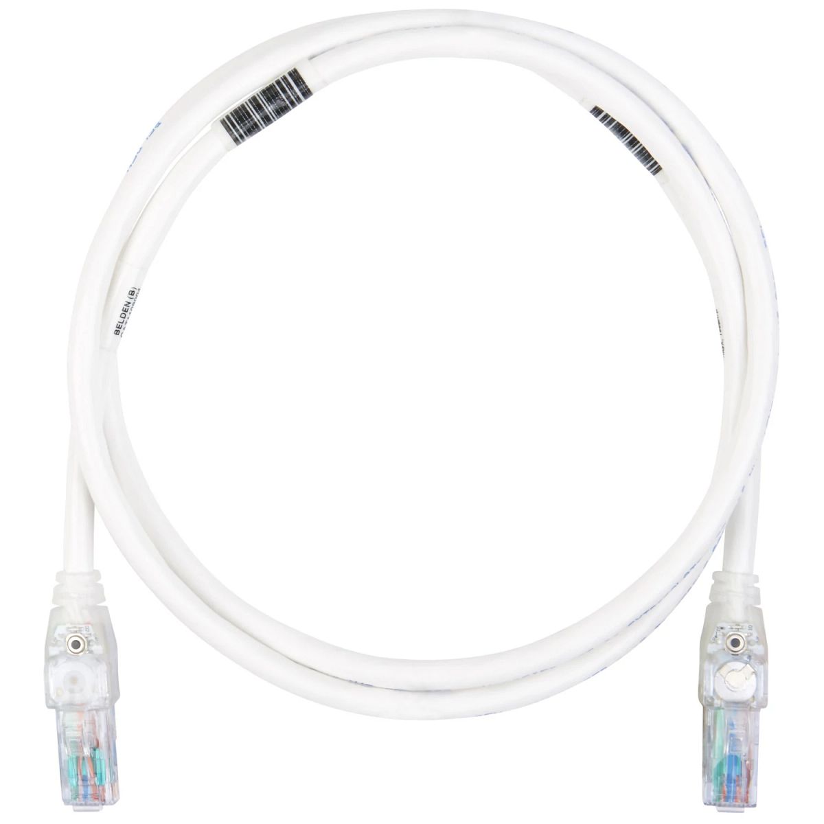 Belden CAT1108007 | CAT1108007 - Cat 6A Traceable Patch Cord, RJ-45 to RJ-45, Non-Shielded, 7 ft., Gray