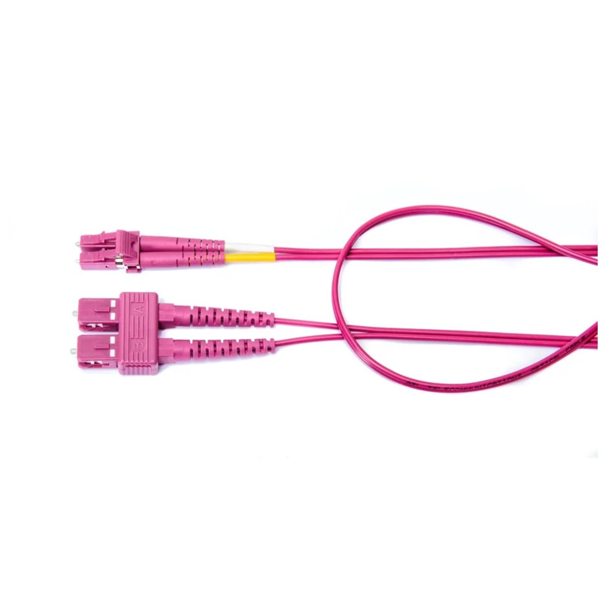 Belden FP4LDSD002M | FiberExpress, Patch Cord, 2-Fiber, Hybrid LC Duplex to SC Duplex, 2 m, Erika Violet