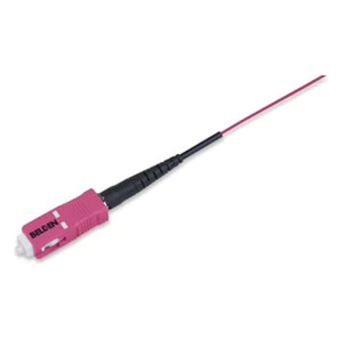 Belden FT4SC900FS01 | FX Fusion Splice-On Connector, Zinc Alloy Diecast, Multimode(OM4), SC Simplex, 900µm Tight Buffer, Erika Violet