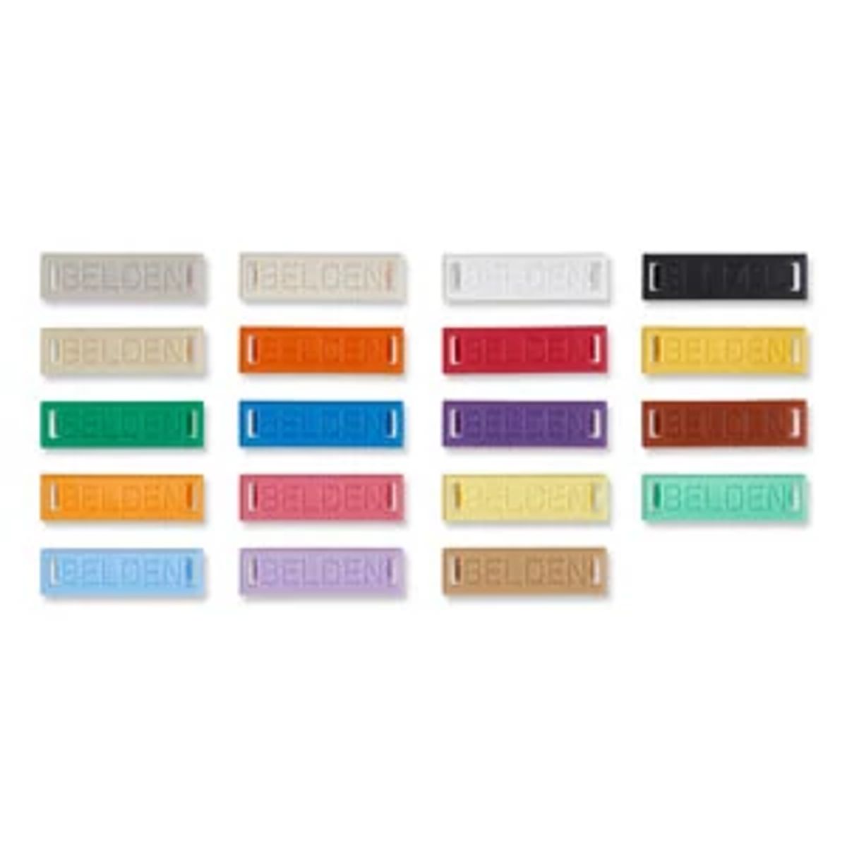 Belden RVUICGN-B24 | REV Connect, Icon for Jacket, Plastic, Green, 0.16 H x 0.57 W x 0.11 in. D