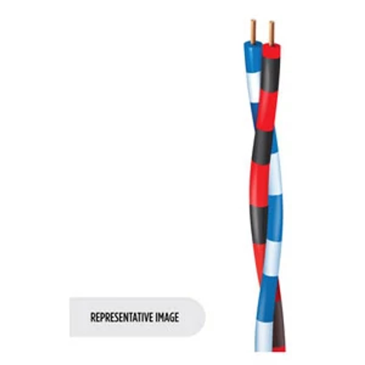 Belden XCZ1 E031000 | Unshielded Multi-Conductor Cable, PVC, Bare Copper, 24 AWG, Non-Plenum, Blue/Yellow, 1000 ft.