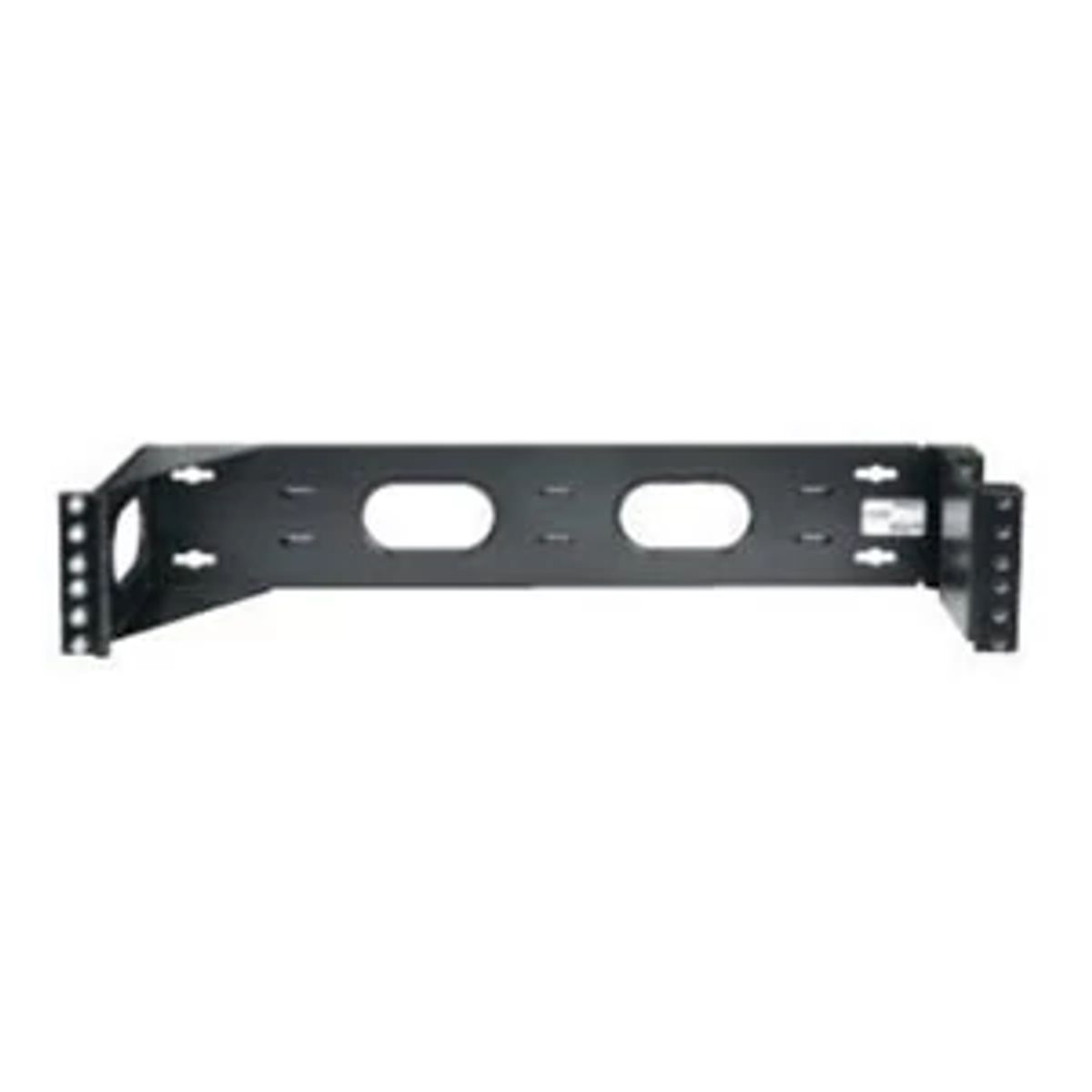 Belden XWB-2U | Wall-Mount Rack, Steel, Black, 3.5 H x 19 W x 8 in. D, 2 Rack Unit