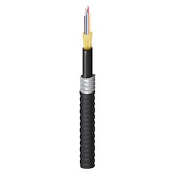 Belden ENT FDSD012A9 | 12-f Fx Indoor/outdoor Tb Cbl, Os2 Ofcp Alum. Interlock Armor, Black Jacket