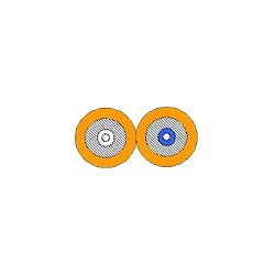 Belden FI1I002RC | InterCONNECT Cable - Riser Duplex Duplex OM1 2-Fiber OFNR Tight-Buffer Orange